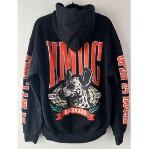 HMDC Colorado Graphic Hoodie L Black Bear Streetwear Heavyweight Casual Pullover
